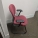 Red Herman Miller Equa Sleigh Base Guest Chair